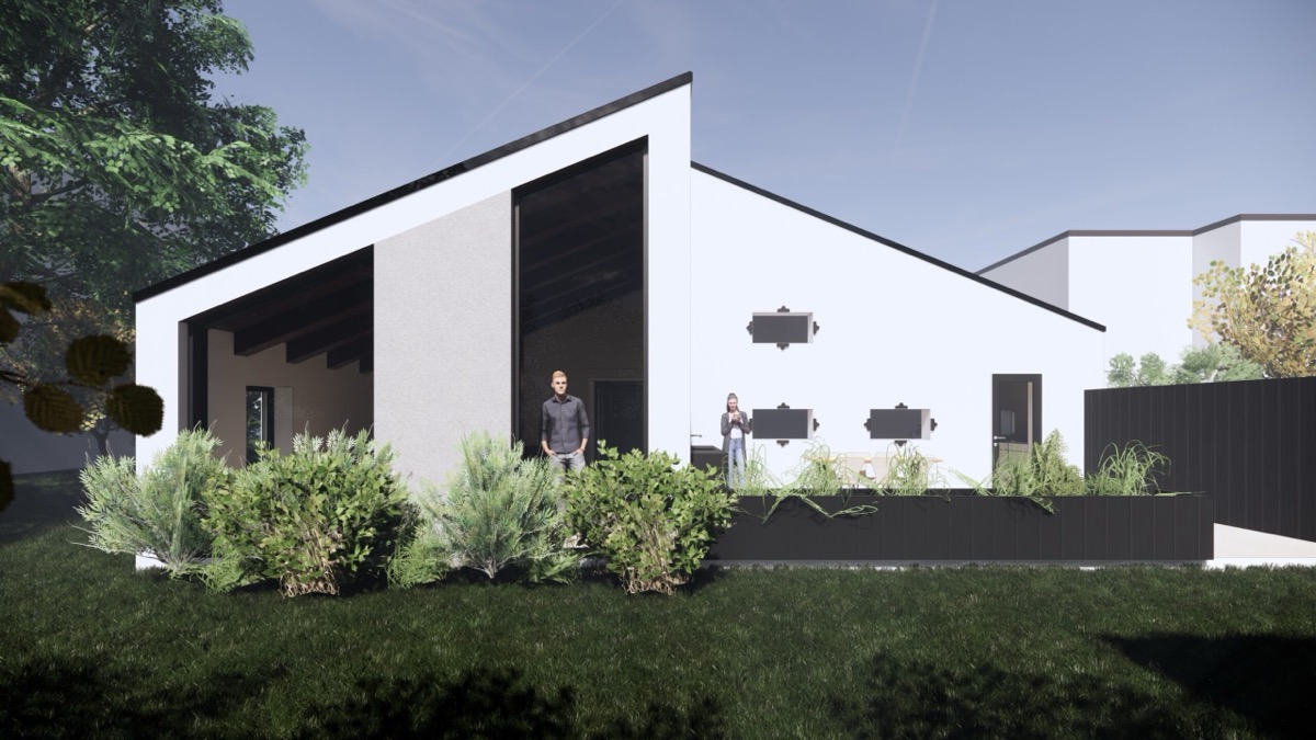 Harmonisk tilbygning ved Rungsted Kyst